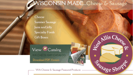 eshop at West Allis Cheese's web store for American Made products